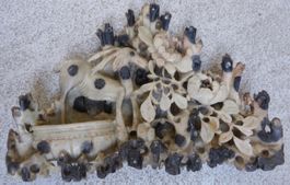 SPECKSTEIN -CHINESISCHE-SKULPTUR;-23 CM x15 CM; HAND GEMACHT
