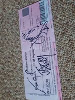 Papa Roach - Autogramm auf Ticket