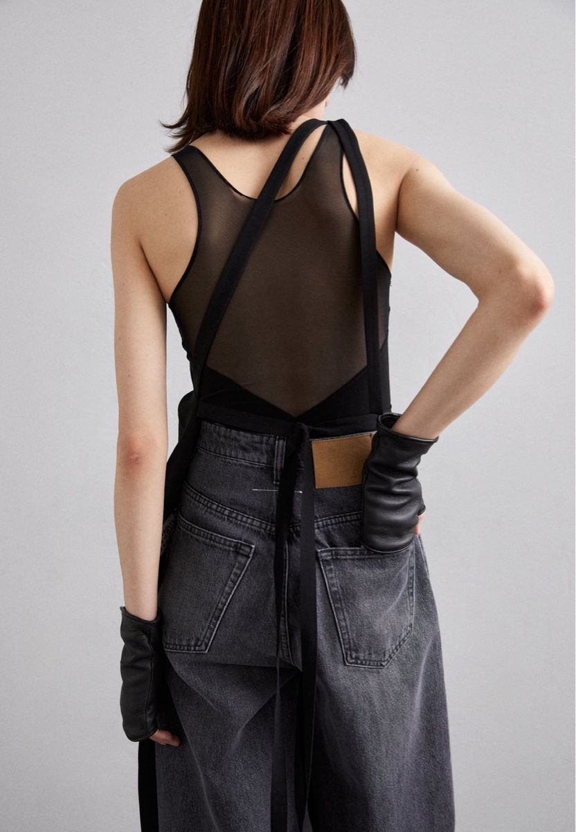 Maison Margiela Top: MM6 MAISON MARGIELA TOP - BLACK - Orginalpreis 540.- – Nuovo e nell'imballaggio originale da Zürich venduto da luxuryoutlet1 3
