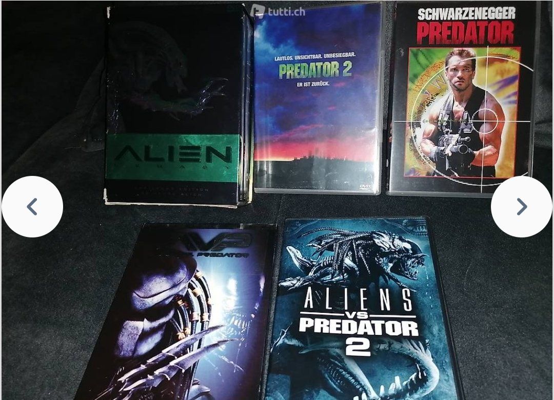 Alle DVDs: Predater, Alien vs Predator und Aliens Box – Gebraucht aus Einsiedeln von  1