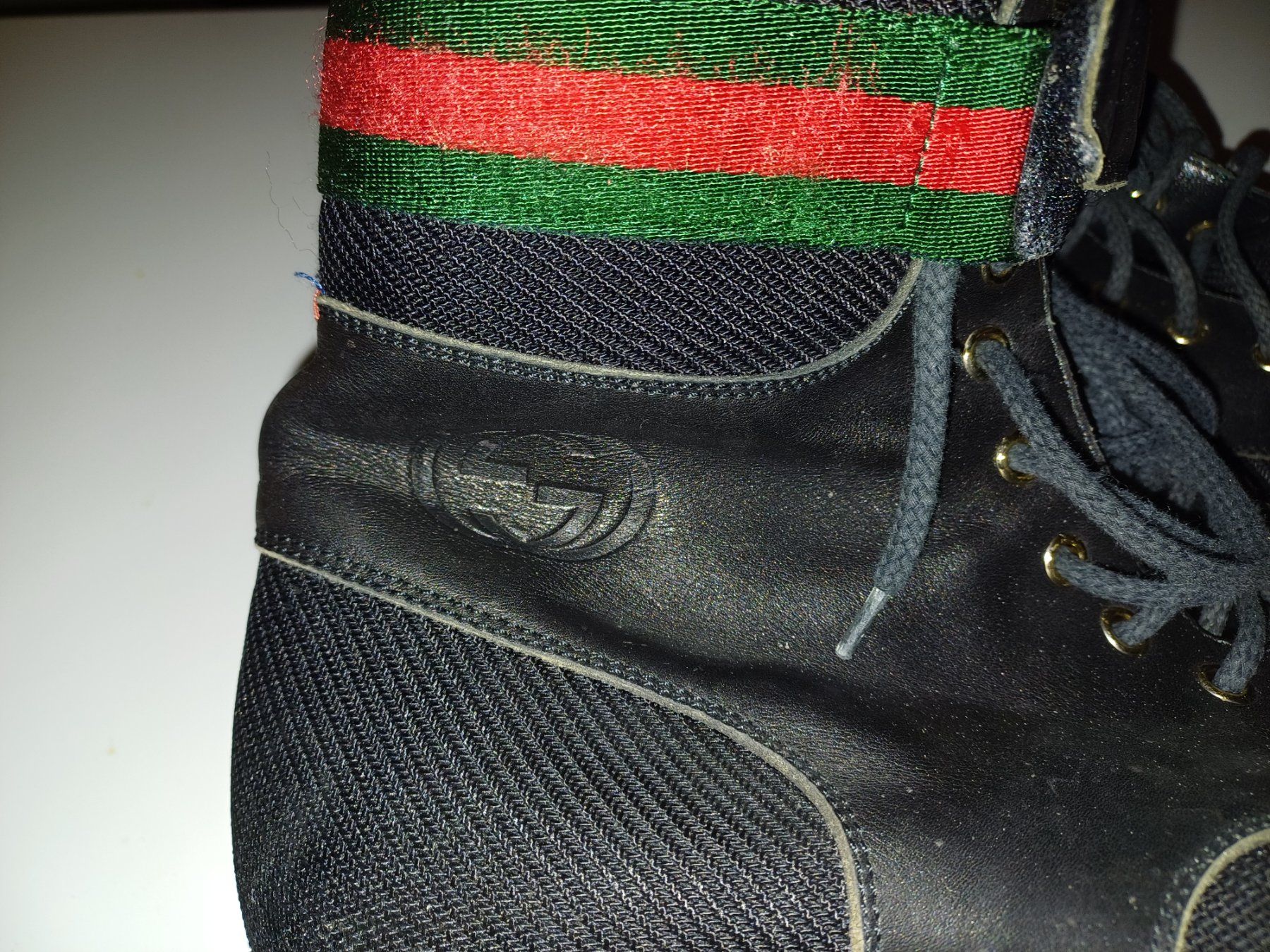 Gucci Scarpe da uomo: Gucci leather combat boots – Usato da Zürich venduto da Zarzilla 2
