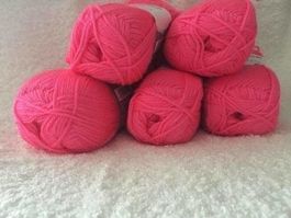 Lisa Premium gründl wolle 30 neon pink  50g~133m NS 3-4