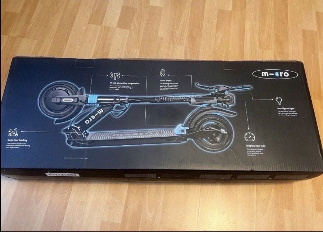 Scooters: Micro Mobility Merlin Scooter Black New in Box 200mm Wheels – Neu und originalverpackt aus Martigny von ddo_2mcv 4