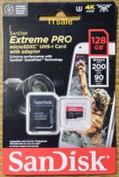 SanDisk MicroSD 128GB Extreme PRO mit SD-Adapter *portofrei*