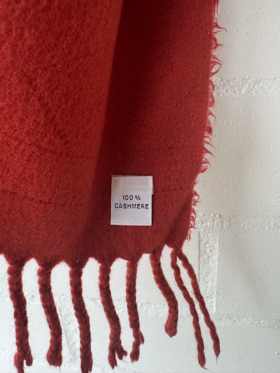Foulard & Sciarpe: Colombo Schal 100% Cashmere rot – Nuovo (secondo la descrizione) da Brütten venduto da Rod816 4