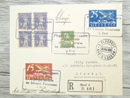TR107 Enveloppe + Timbre Suisse 1926