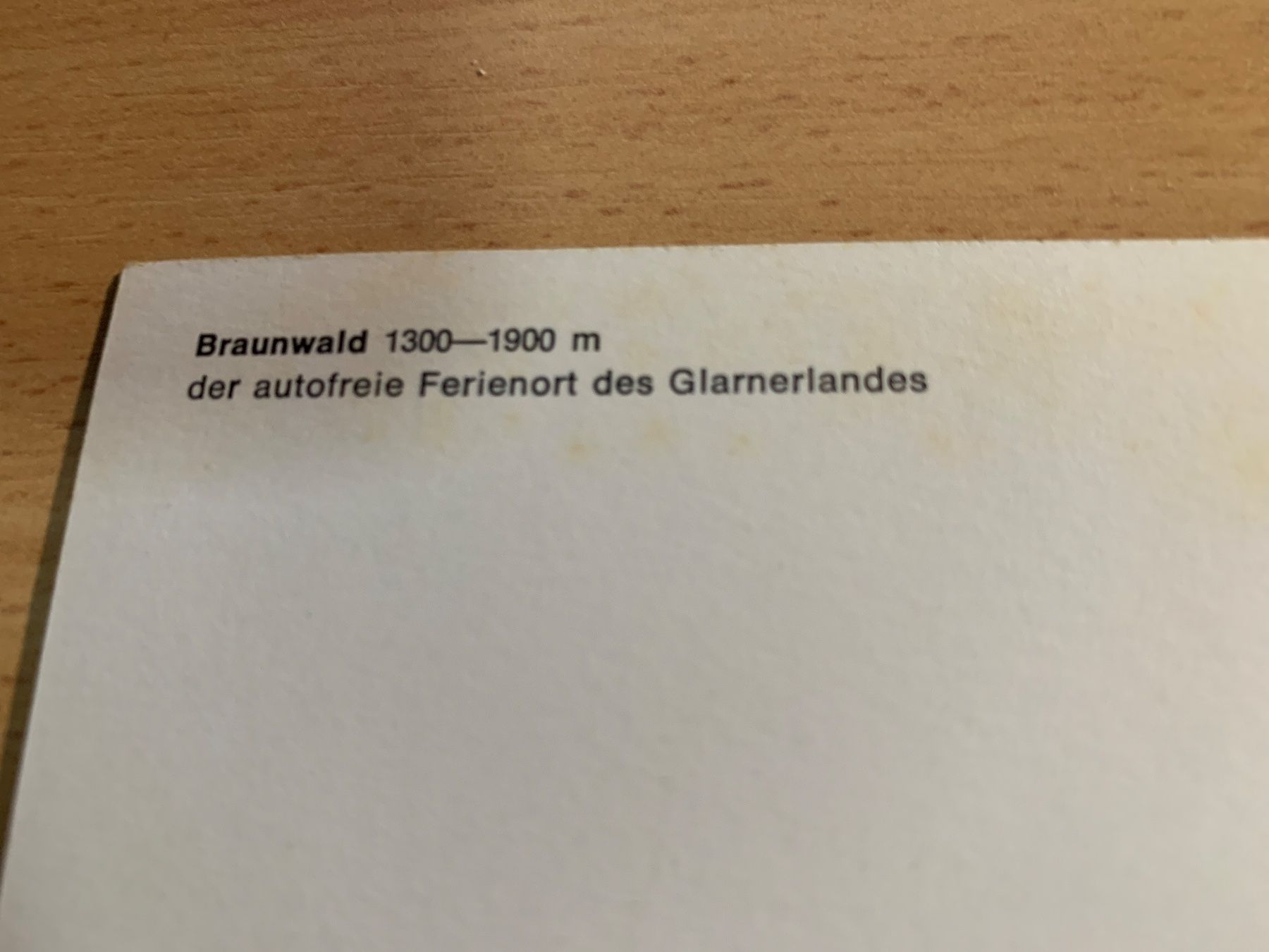 Cartoline postali: ANTIKE ANSICHTSKARTE BRAUNWALD ***** – Usato da Ibach venduto da lisch3 2