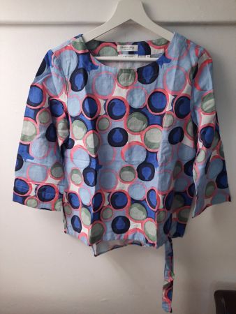 Christian Berg Leinen Bluse Gr. 36 Sommer Top Zustand!