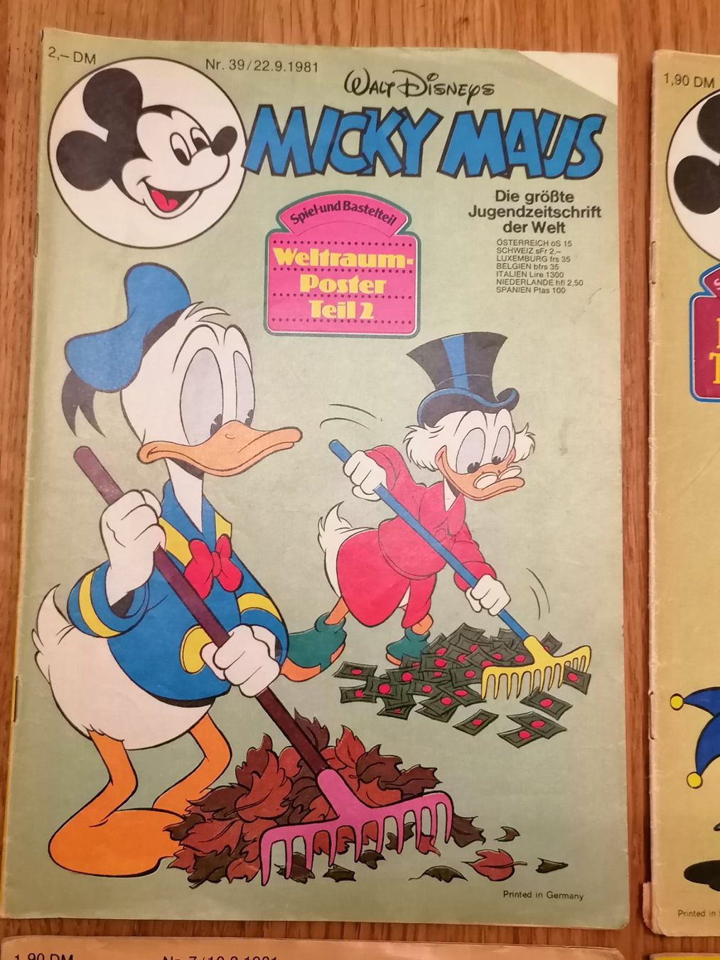 Fumetti: Micky Maus Hefte 1981 - 4 Stk. Ohne Beilage – Usato da Basel venduto da vintagecollector 1