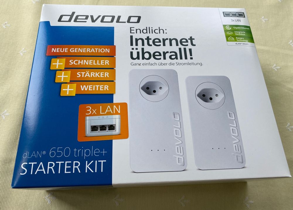 DLAN 650 Triple Devolo: 3 Porte Gigabit Ethernet E Velocità Fino A 600 - Foto 4