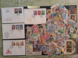 Ca 1000 Ausland-Briefmarken ab Uralt (VW2)