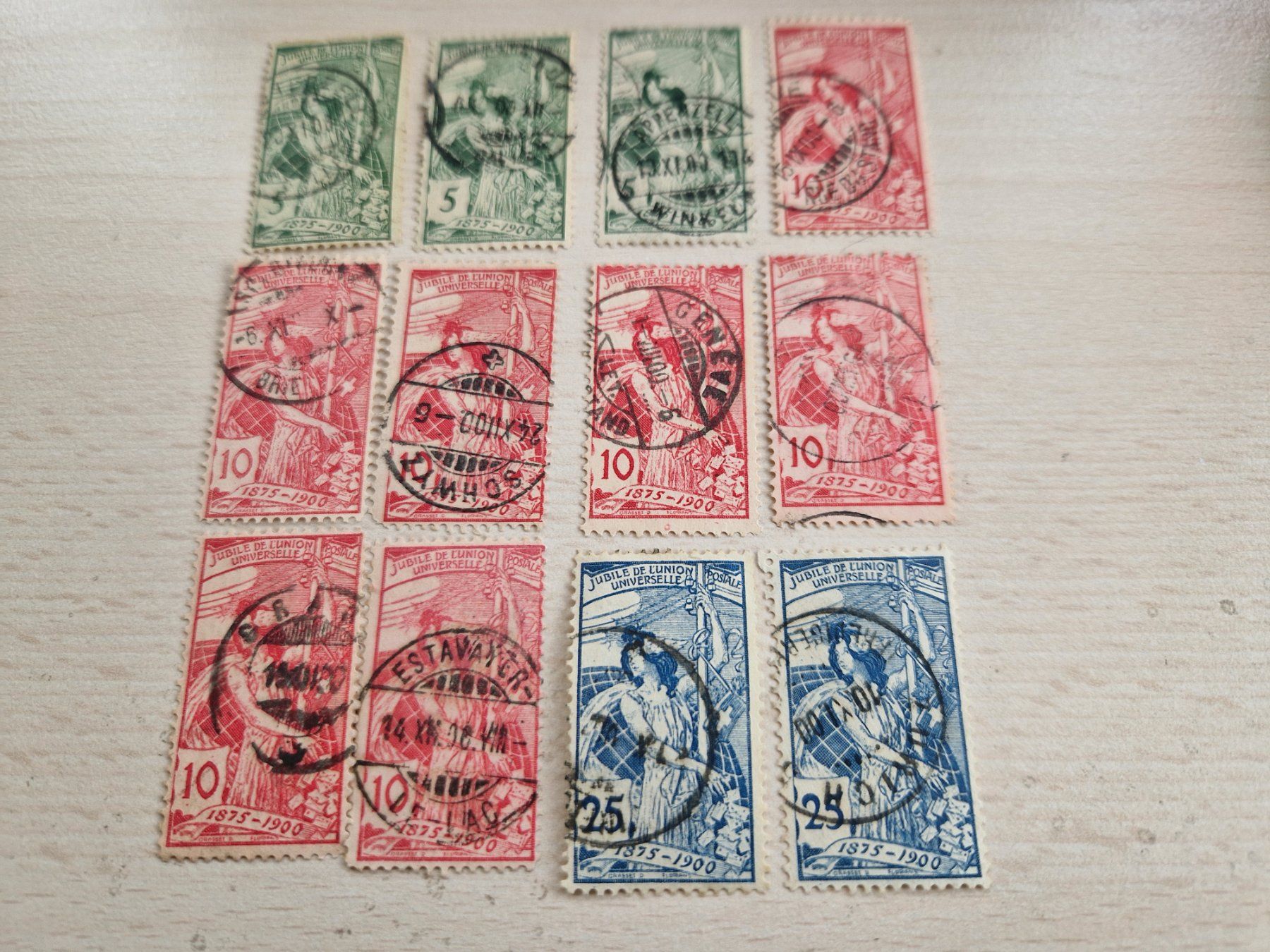 Alle Briefmarken: Ansammlung UPU, ab 1.- – Gebraucht aus Burgdorf von Glossy01