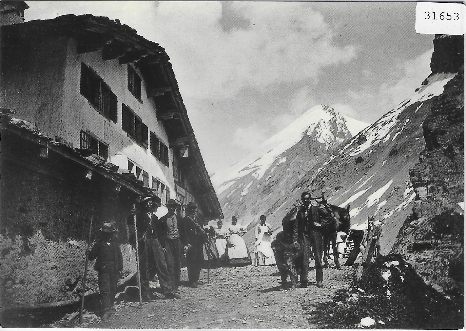 Cartoline postali: Hotel Schwarenbach einst Kandersteg- – Usato da Ettingen venduto da Kartenplanet