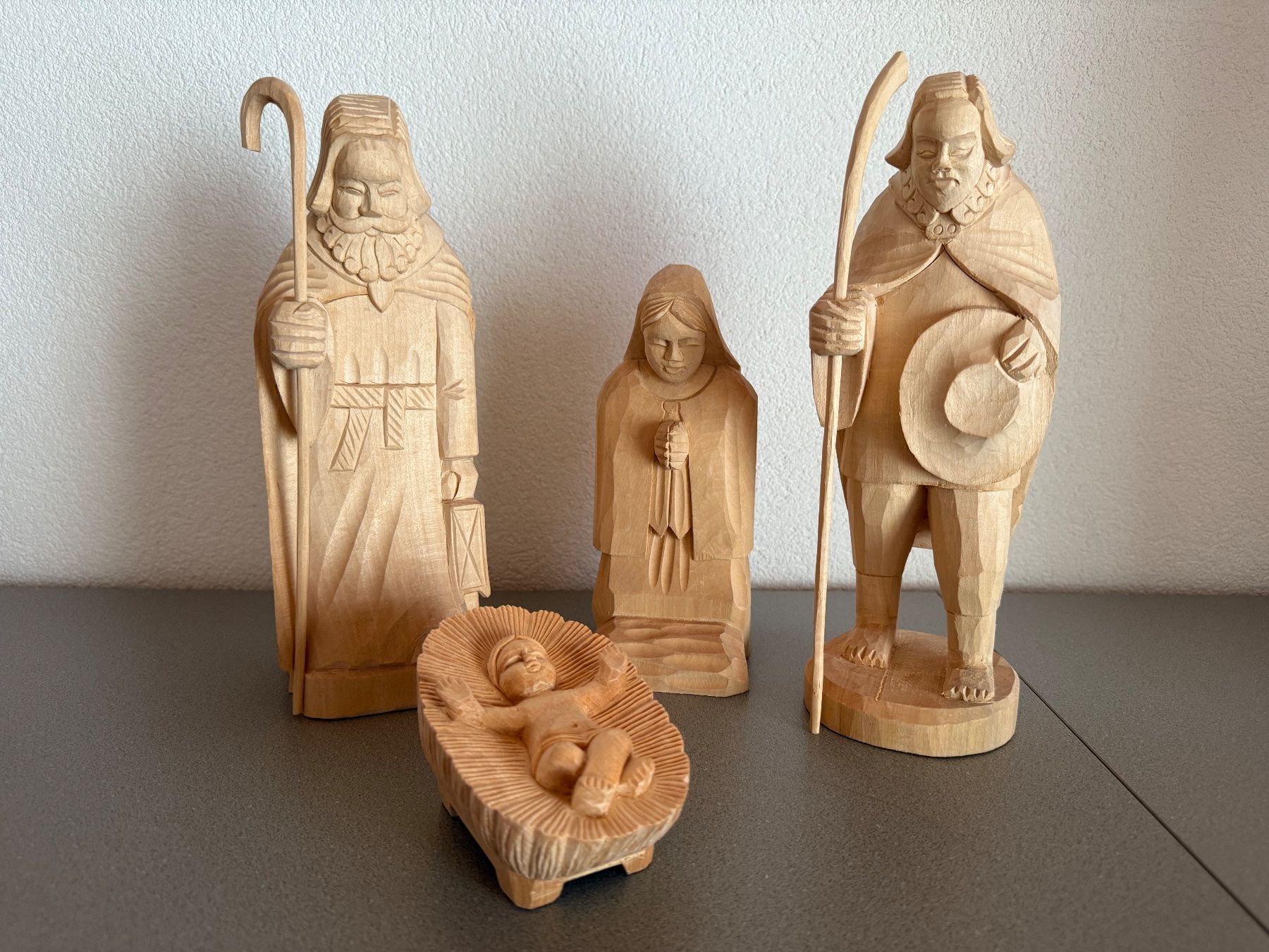 Sculture & Statue: Sehr grosse Handgeschnitzte Holzkrippenfiguren Unikate – Usato da Wallbach venduto da 10merlin 5