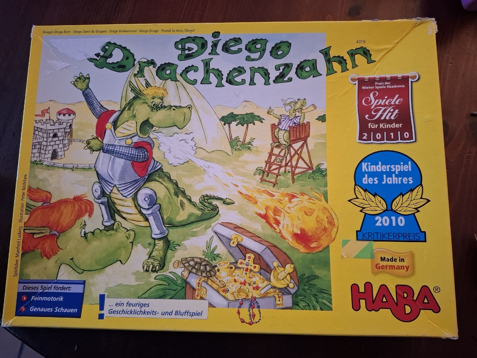 Haba Giochi: Spiel Diego Drachenzahn – Usato da Hätzingen venduto da Snoopi84
