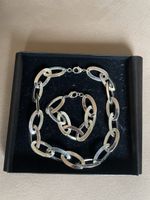 Collier & bracelet argentés - Ensemble tendance automne