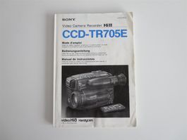 Bedienungsanleitung zu Sony CCD-TR705E