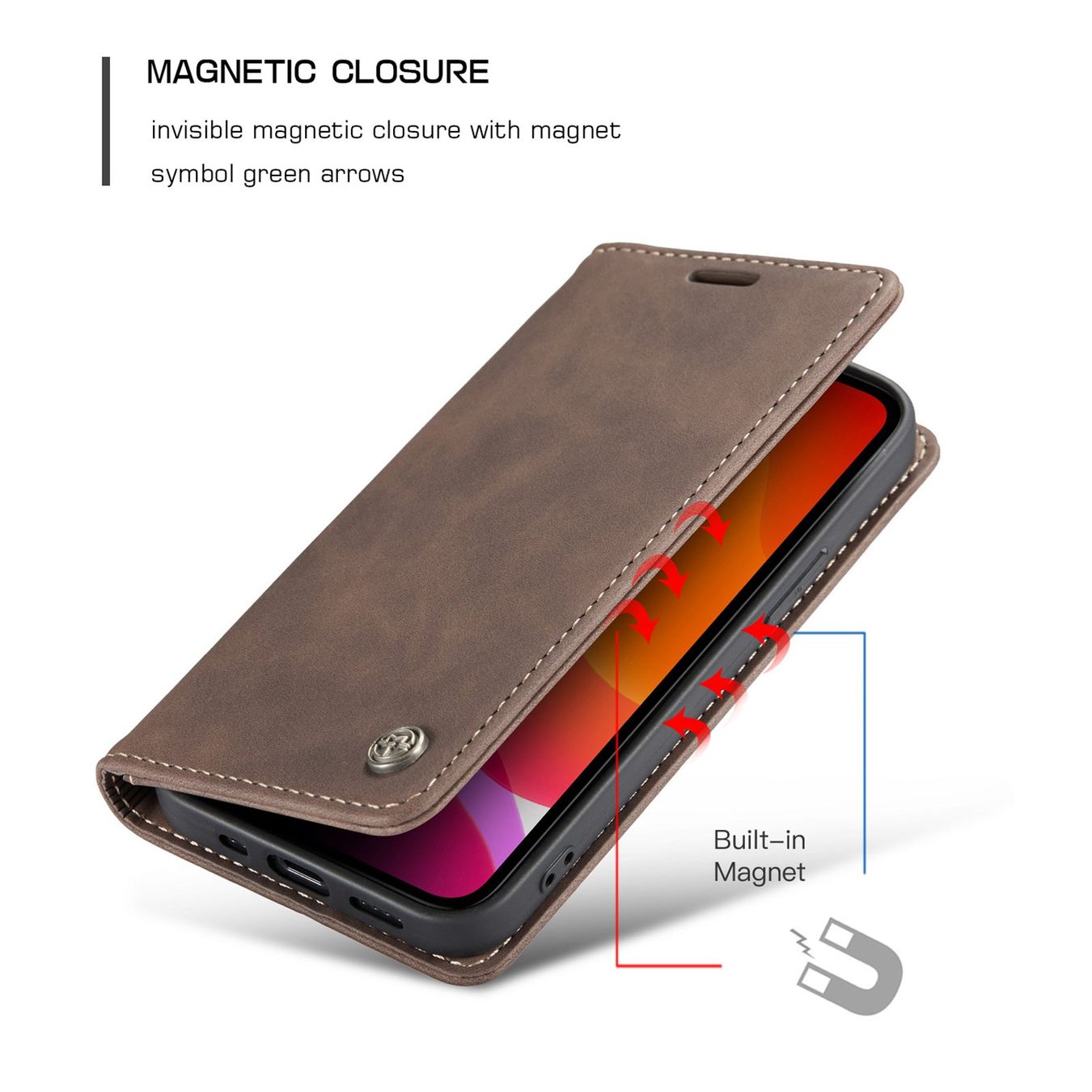 Cover & Protezioni schermo: iPhone 11 CaseMe Luxus Magnet Cover Hülle – Nuovo e nell'imballaggio originale da Einsiedeln venduto da valli77 3