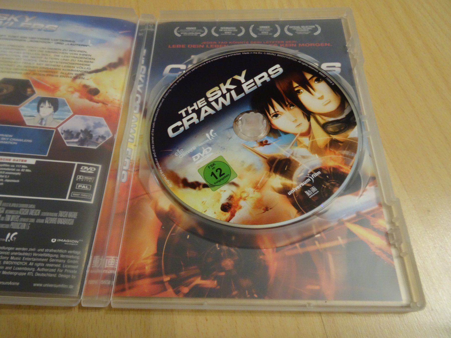 Tutti i DVDs: The Sky Crawlers DVD – Usato da Olten venduto da Disc-Verkauf 1