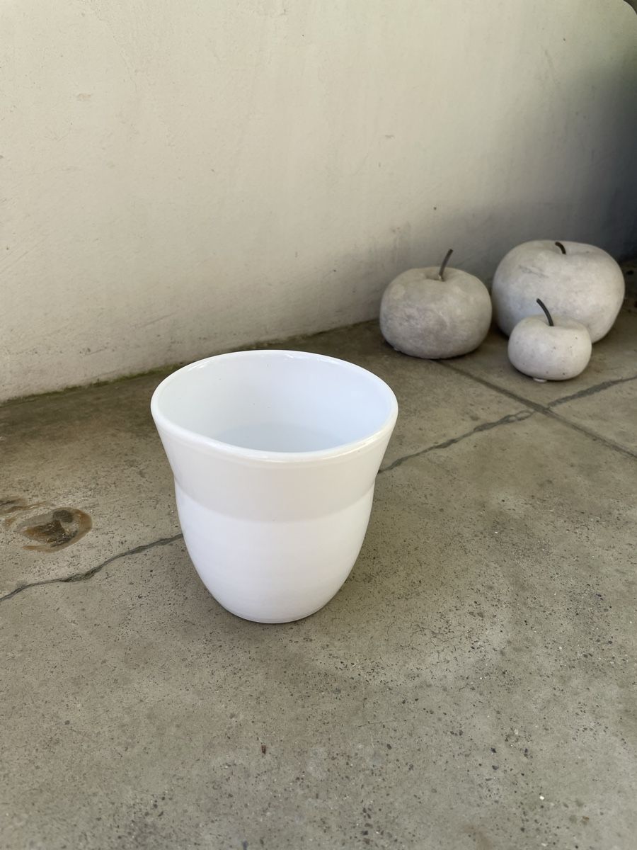 Vasi per fiori: Blumentopf weiss geschwungen klein – Difettoso da Zürich venduto da lgu_zg6n