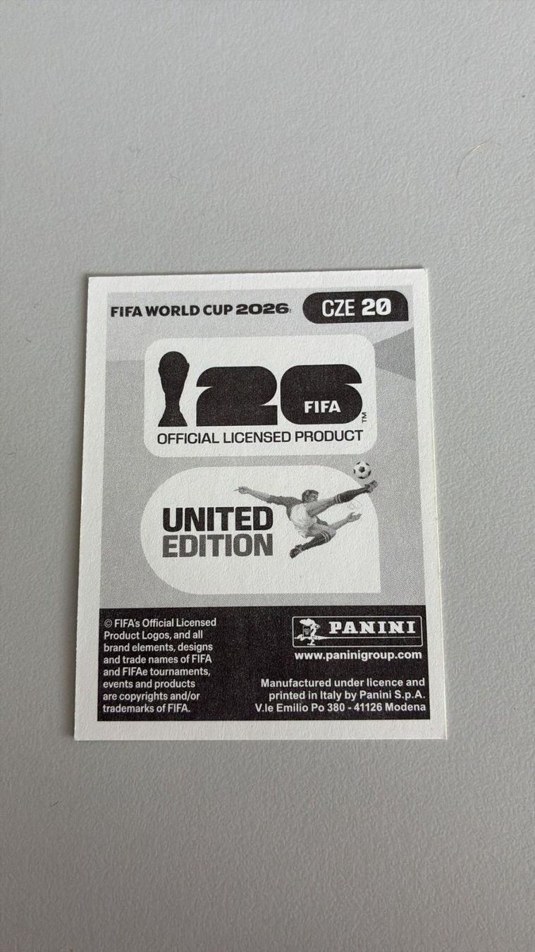 Panini Sammelbilder & Trading cards: Carte panini 2026 - CZE 20 – Neu (gemäss Beschreibung) aus La Neuveville von Ibo2300 1