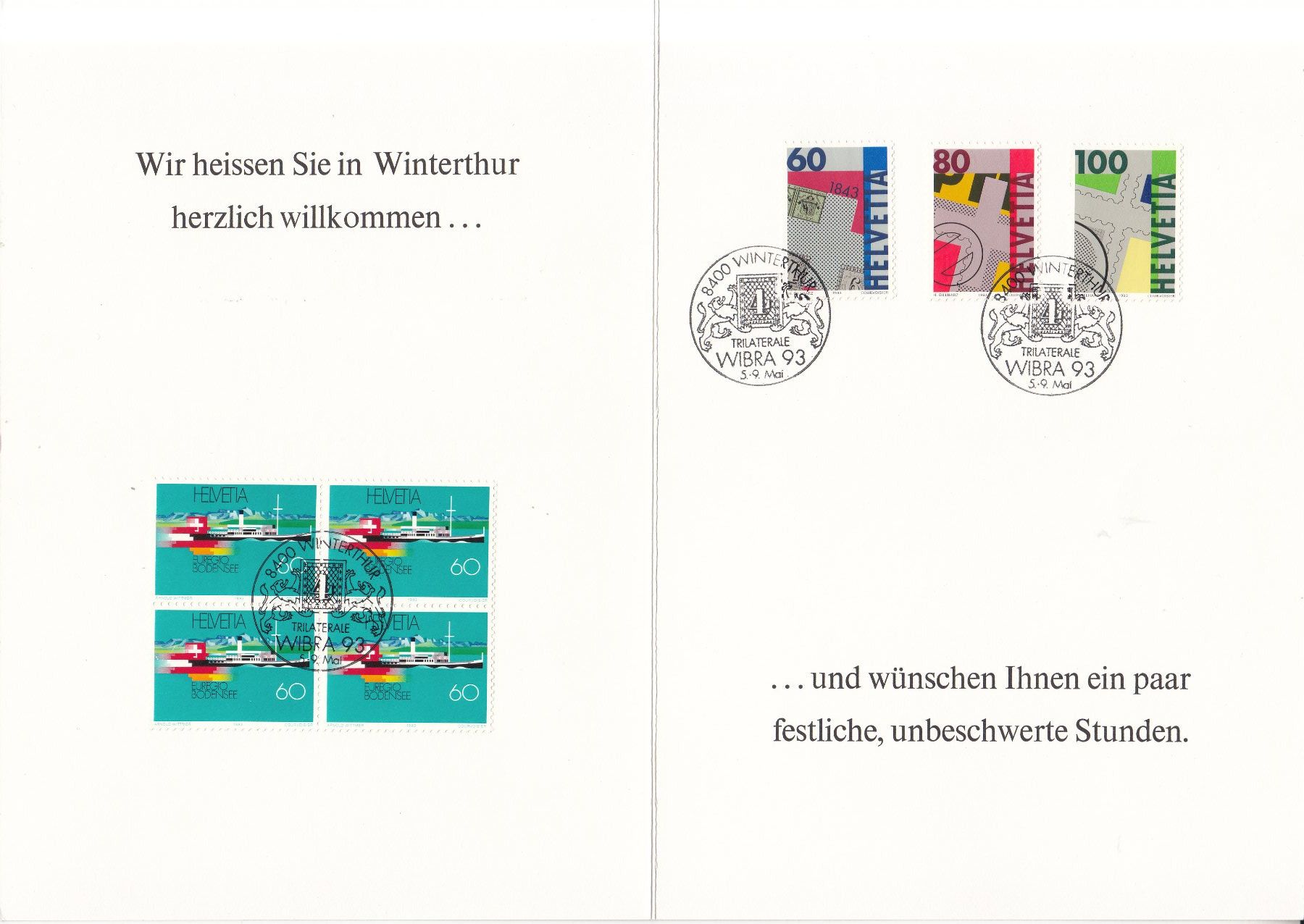 Tutti i francobolli: Wibra Winterthur 1993 – Usato da Bürglen TG venduto da StampGraf 1