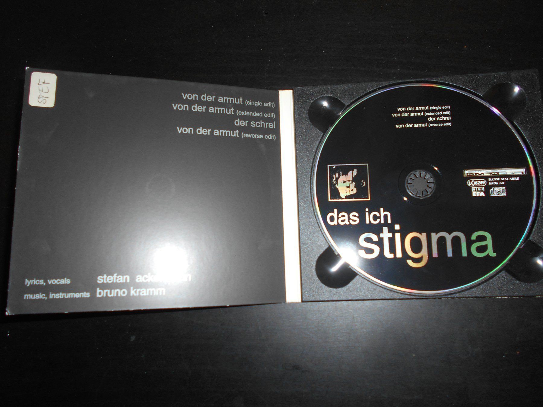 CDs: Das Ich – Stigma / 1994 / 4 Tracks – Gebraucht aus Aarberg von witchhunter01 2