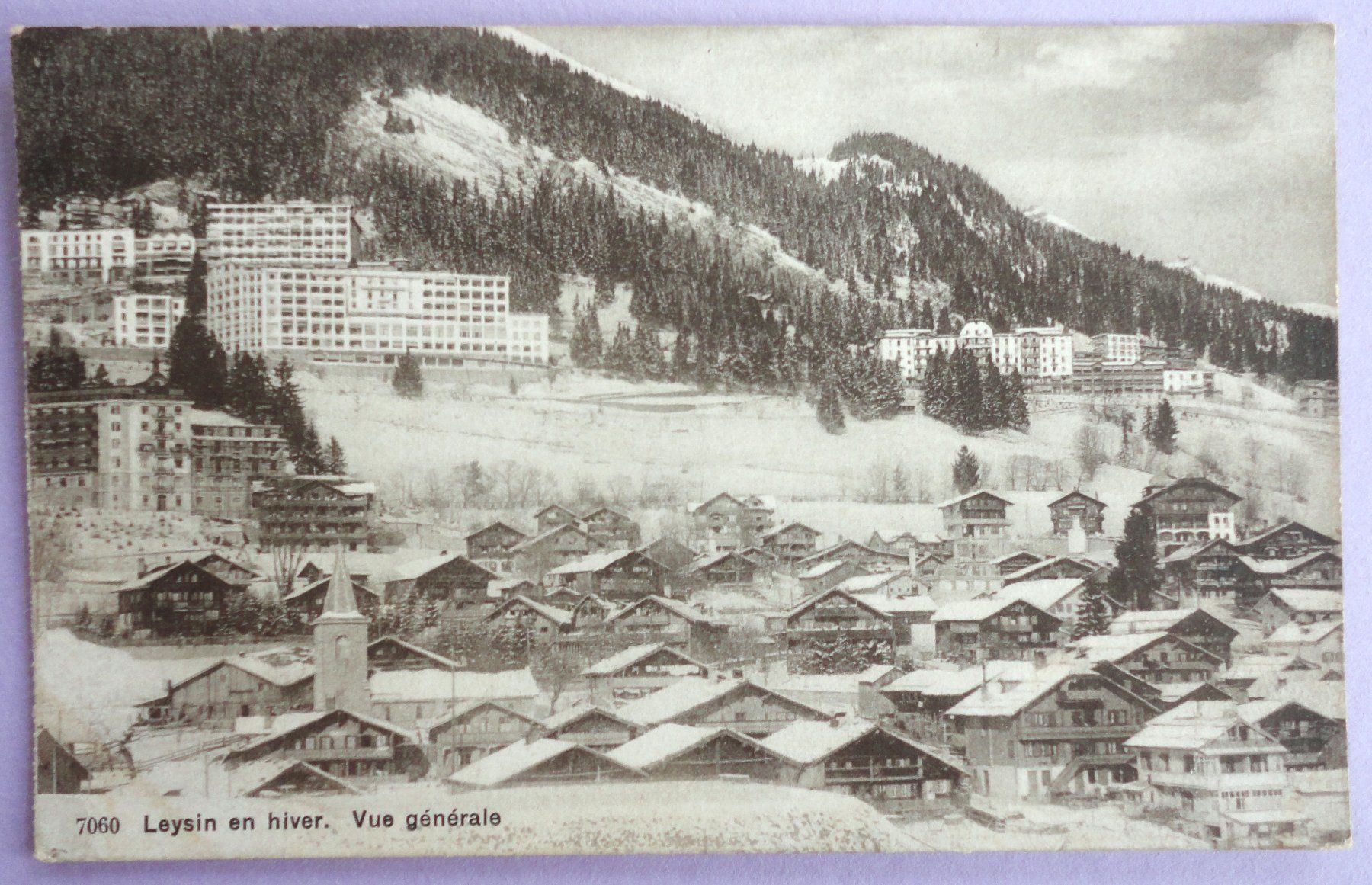 Cartoline postali: Leysin en hiver - Vue générale – Difettoso da Fétigny venduto da Billy2miny