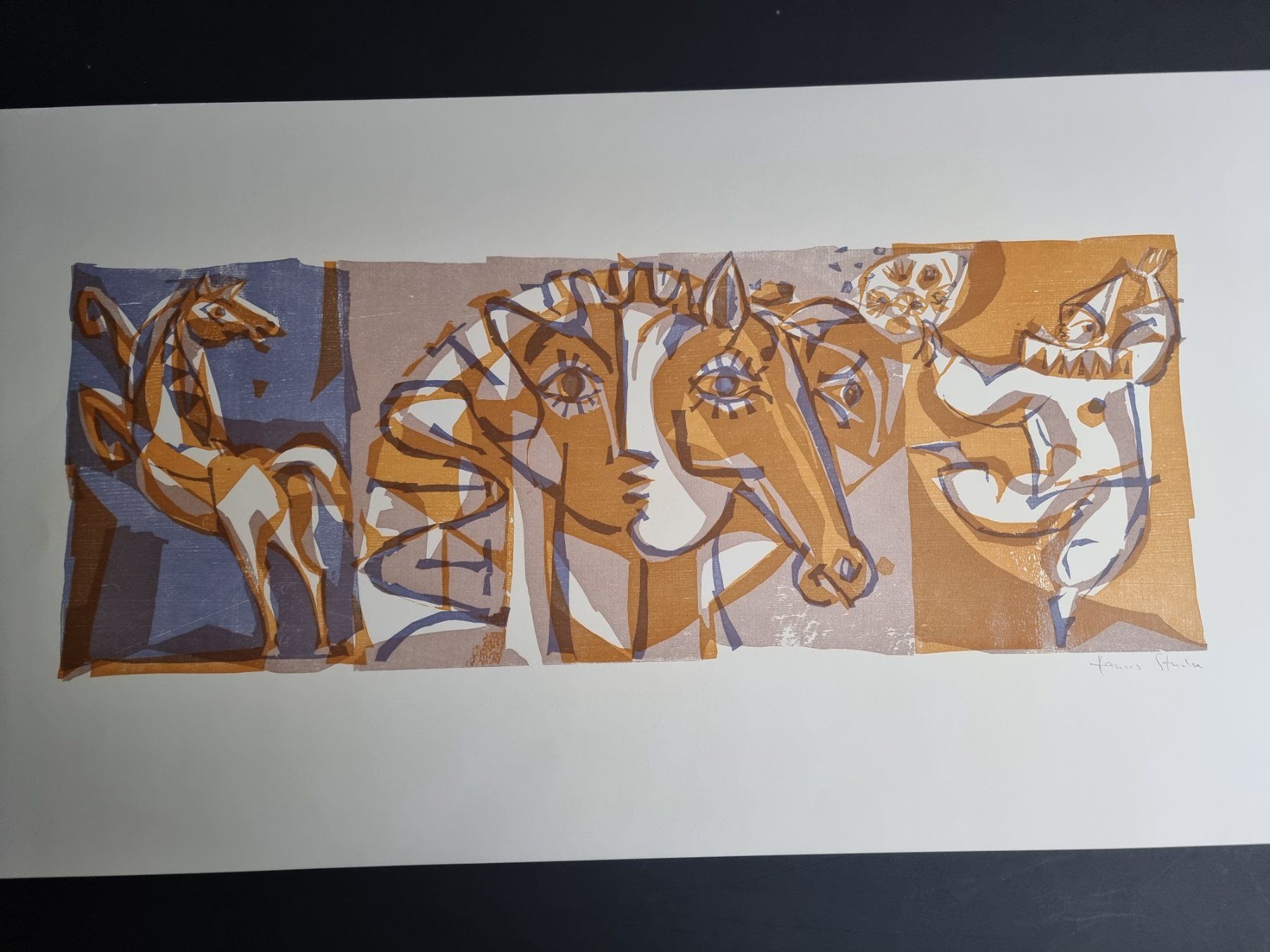Holzschnitte: HANNS STUDER HOLZSCHNITT SIGNIERT – Gebraucht aus Gersau von kunst-online