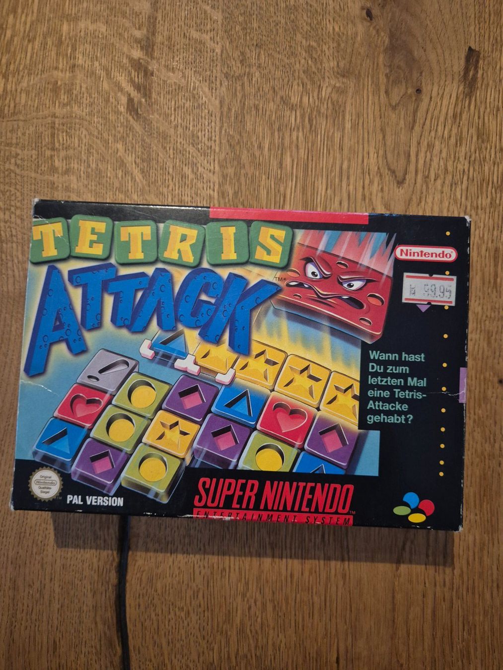 Nintendo Giochi: Tetris Attack SNES OVP – Usato da Pratteln venduto da RETRO1989