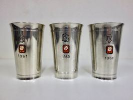 Zinnbecher 366gr Zinn zum basteln Zinngiessen Silvester