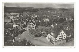 Thalwil (ZH) Oberdorf - Dorfzentrum - echt Foto-AK - 1923