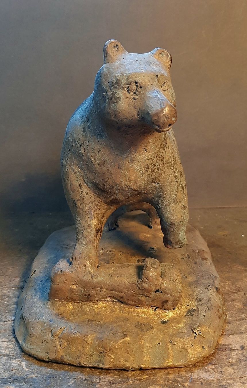 Skulpturen & Statuen: Art Brut Bronze Skulptur Bär – Gebraucht aus Arbon von torso444 1