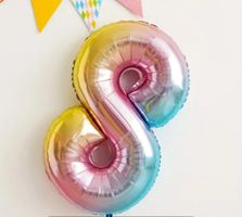 Folienballon 4x /Geburtstag/ Deko Party