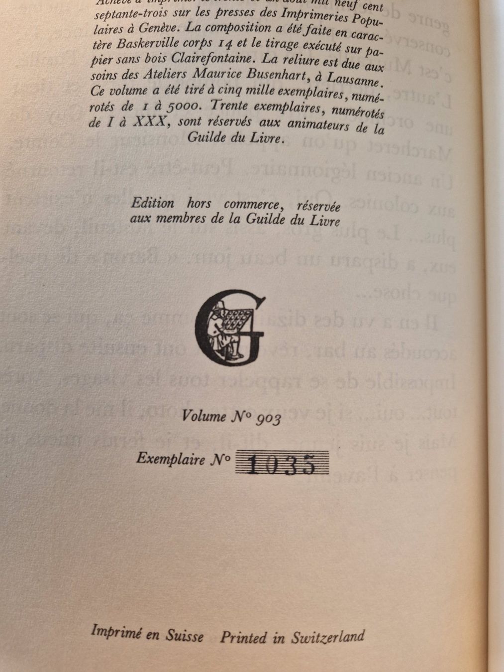 Libri: Patrick Modiano, Les boulevards de ceinture, La Guilde – Usato da MUEHLAU venduto da ibo_5c7d 2