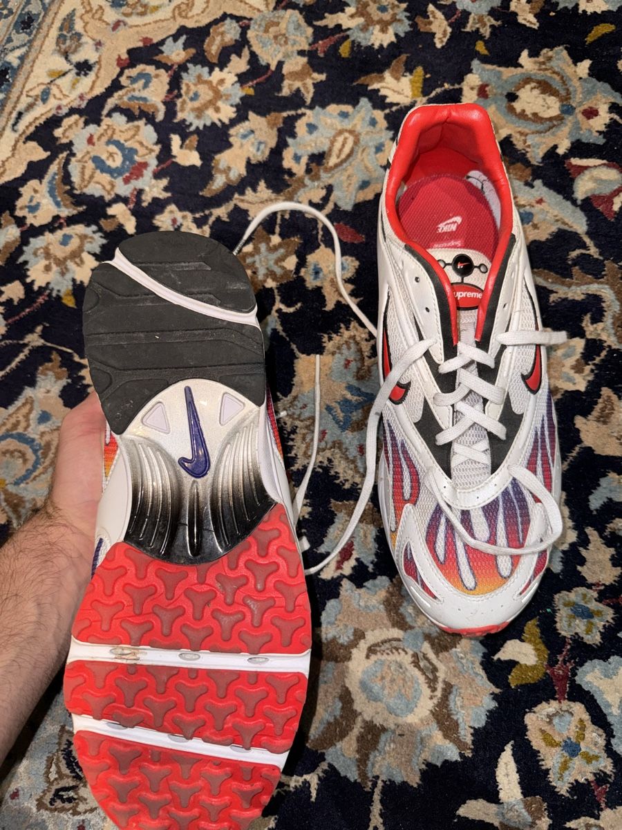 Scarpe da uomo: Supreme Nike zoom streak spectrum plus flame fire logo – Usato da Kreuzlingen venduto da kan_9w8k 1