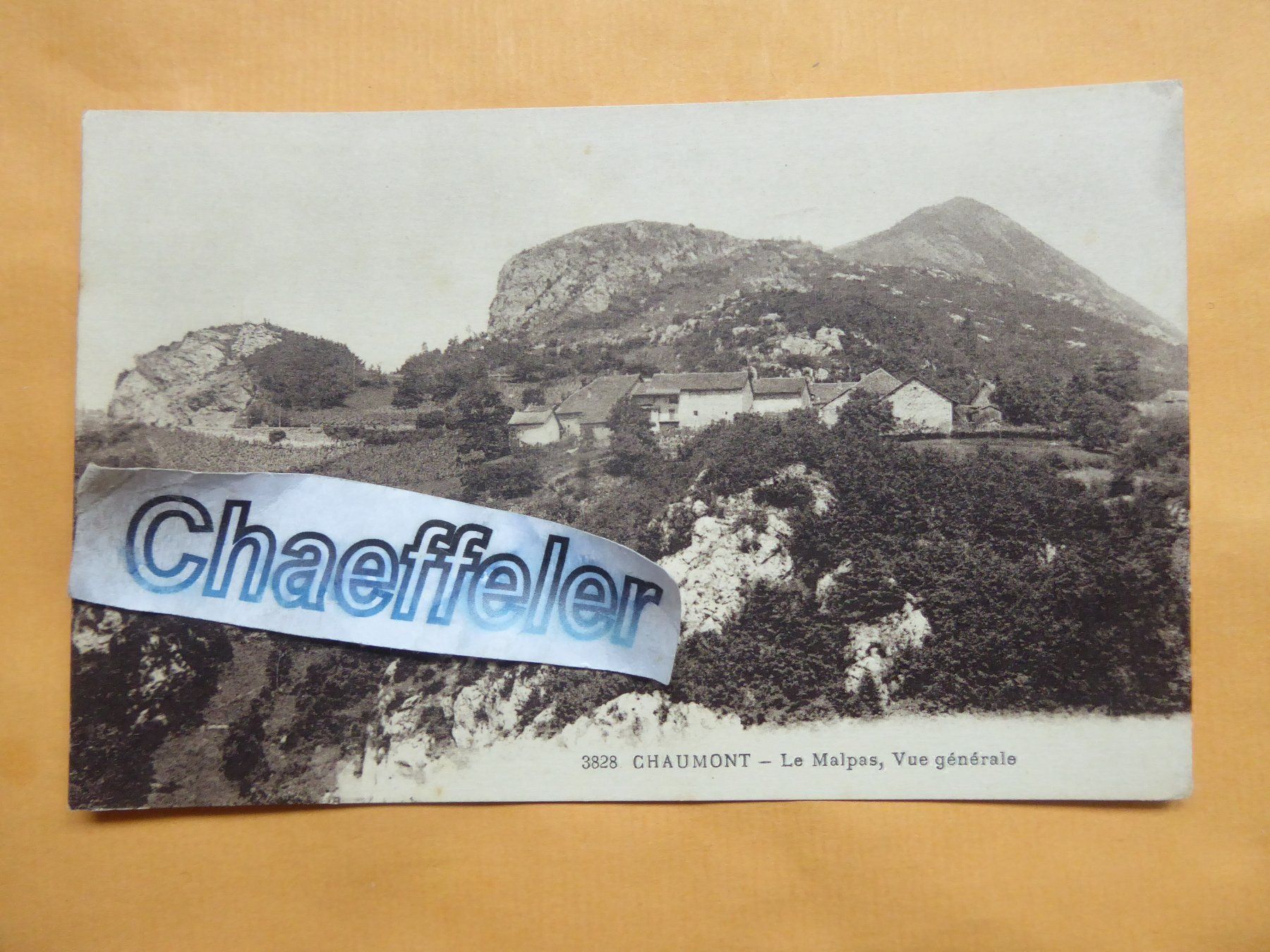 Ansichtskarten: CHAUMONT - Le Malpas, Vue générale – Gebraucht aus Zürich von Chaeffeler