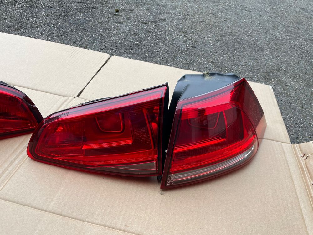 VW Golf 7 R Facelift LED Rückleuchten Schlussleuchten Original