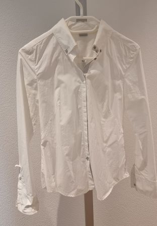 MARC CAIN SPORTS weisse elegante sportliche BluseBluse