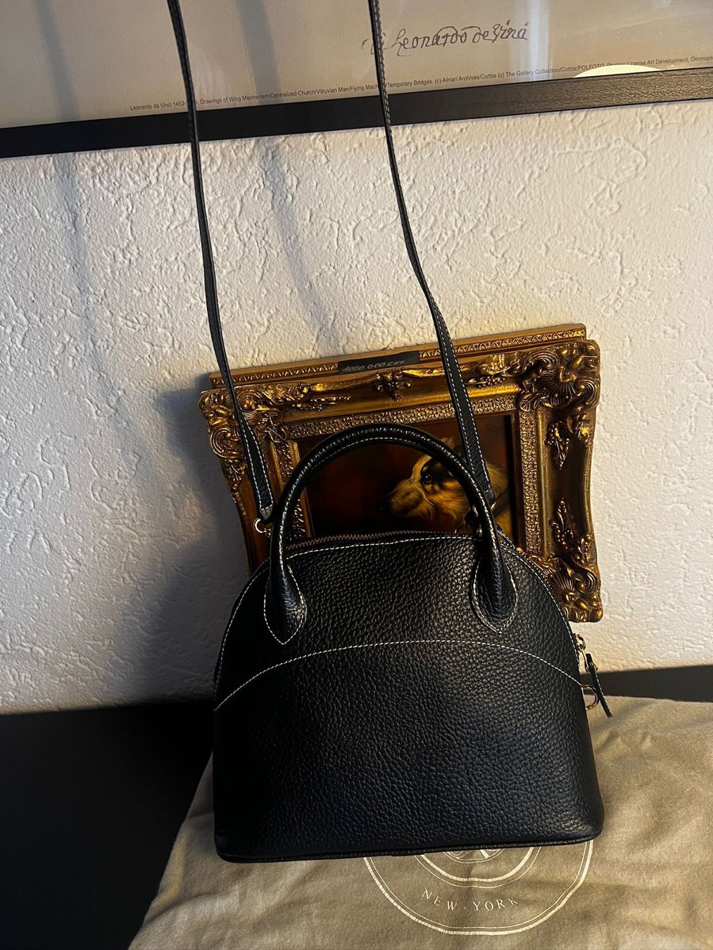 Borse: YUZEFI Mini Leder Handtasche Schwarz mit Dustbag – Usato da Winterthur venduto da Dejv