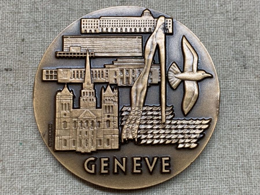 Medaglie: GENEVE  - 1893 - 1983 - centenaire. – Usato da Sorengo venduto da 74in 1
