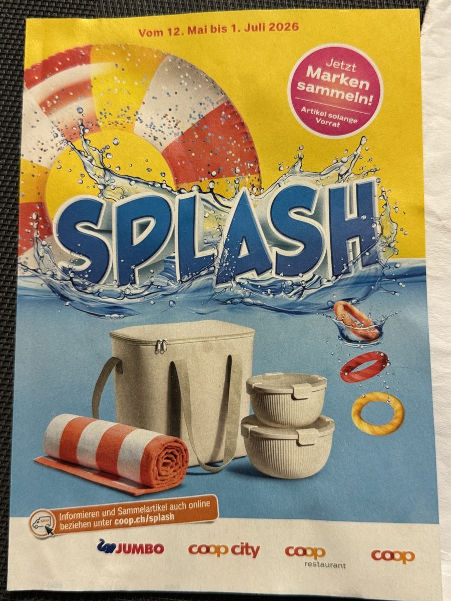 Coop Timbres & points: Coop Sommer Splash 07 Märkli – Neuf (Voir description) à Biel/Bienne par kao_kfk2 2