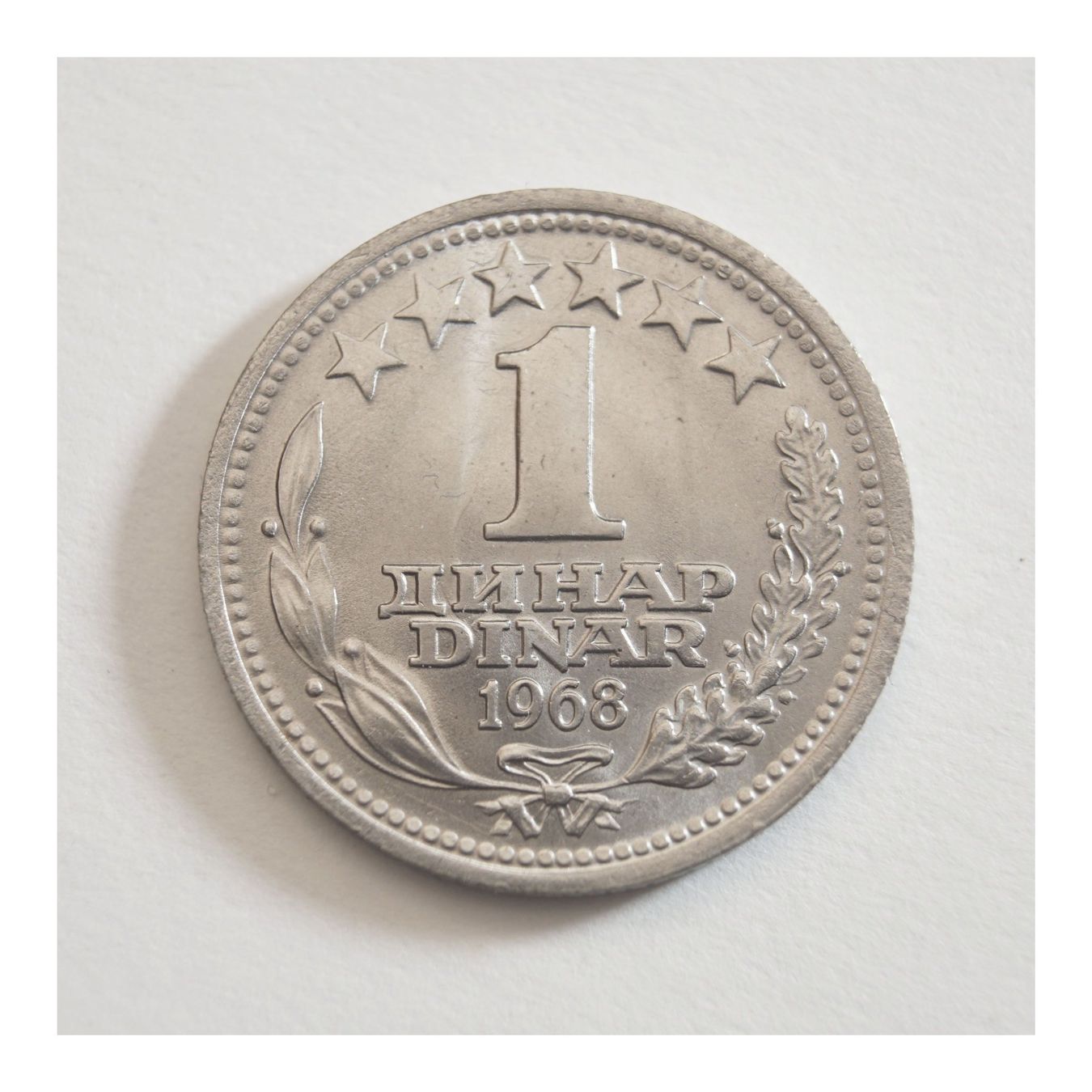 Tutti le monete: 1 Dinar 1968 UNZ – Usato da Flamatt venduto da samowarow 2