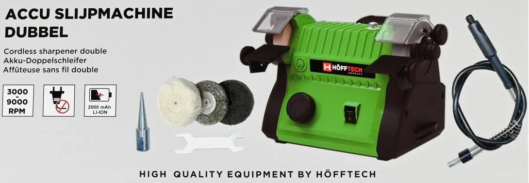 Smerigliatrici & Lucidatrici: Doppelschleifmaschine mit Akku 20Volt 2Ah – Nuovo e nell'imballaggio originale da St. Gallen venduto da schnaeppchen-preise 1