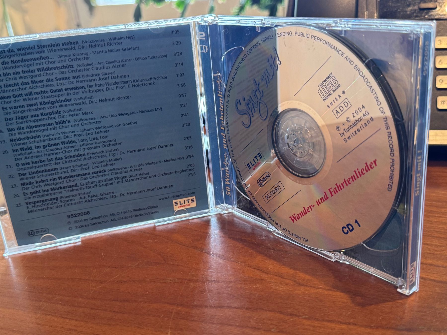 CD: Various Artists - Singt mit! - SRA05D – Usato da Küsnacht ZH venduto da pdproject 2