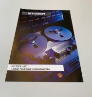 ORIG. STUDER A827 ANALOGE MEHRKANAL-TONBANDMASCHINE KATALOG