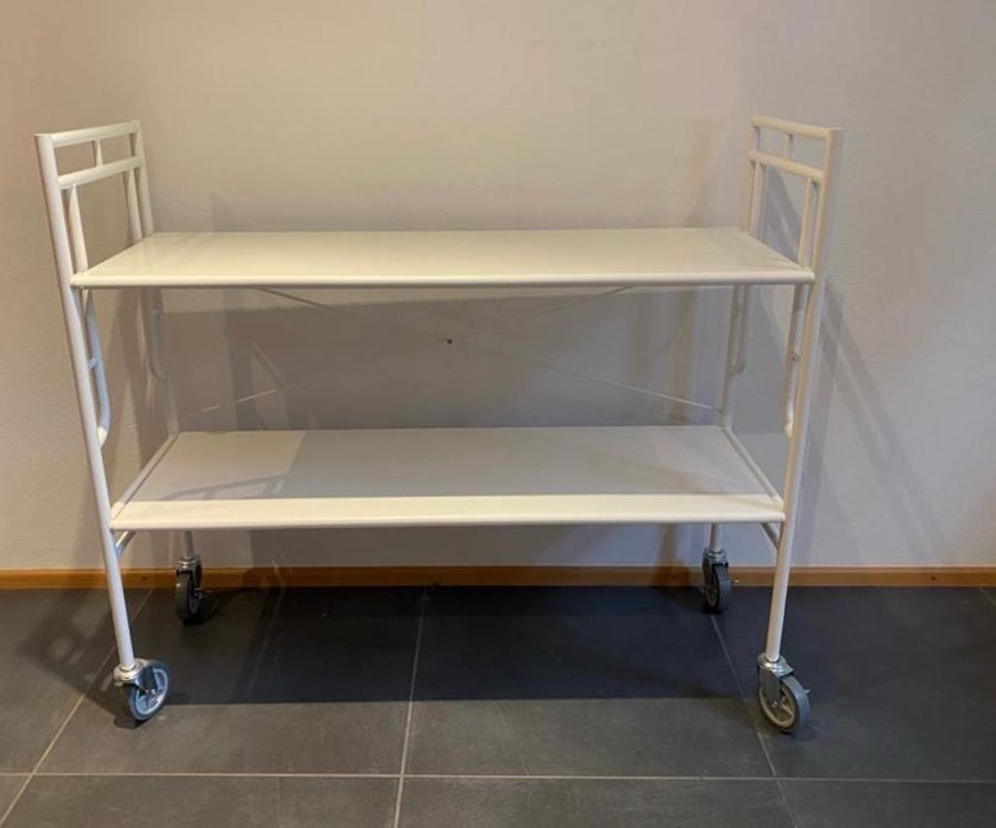 Schmaler Küchenwagen Mit 4 Ebenen | Mobiler Rollwagen Mit Schubladen | Nischenwagen 40x15cm | Schwarz Für Küche, Bad & Wohnzimmer