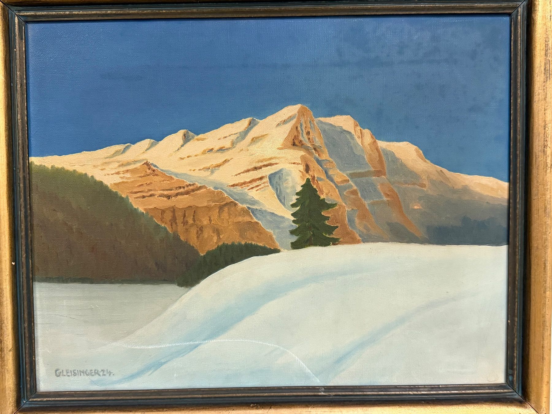 Gemälde: G. Leisinger  Original Gemälde – Gebraucht aus Basel von PAUL_ART 1