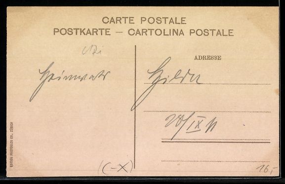 Cartoline postali: AK Goeschenen, Villa Zahn – Usato da Berlin venduto da bartko-reher 1