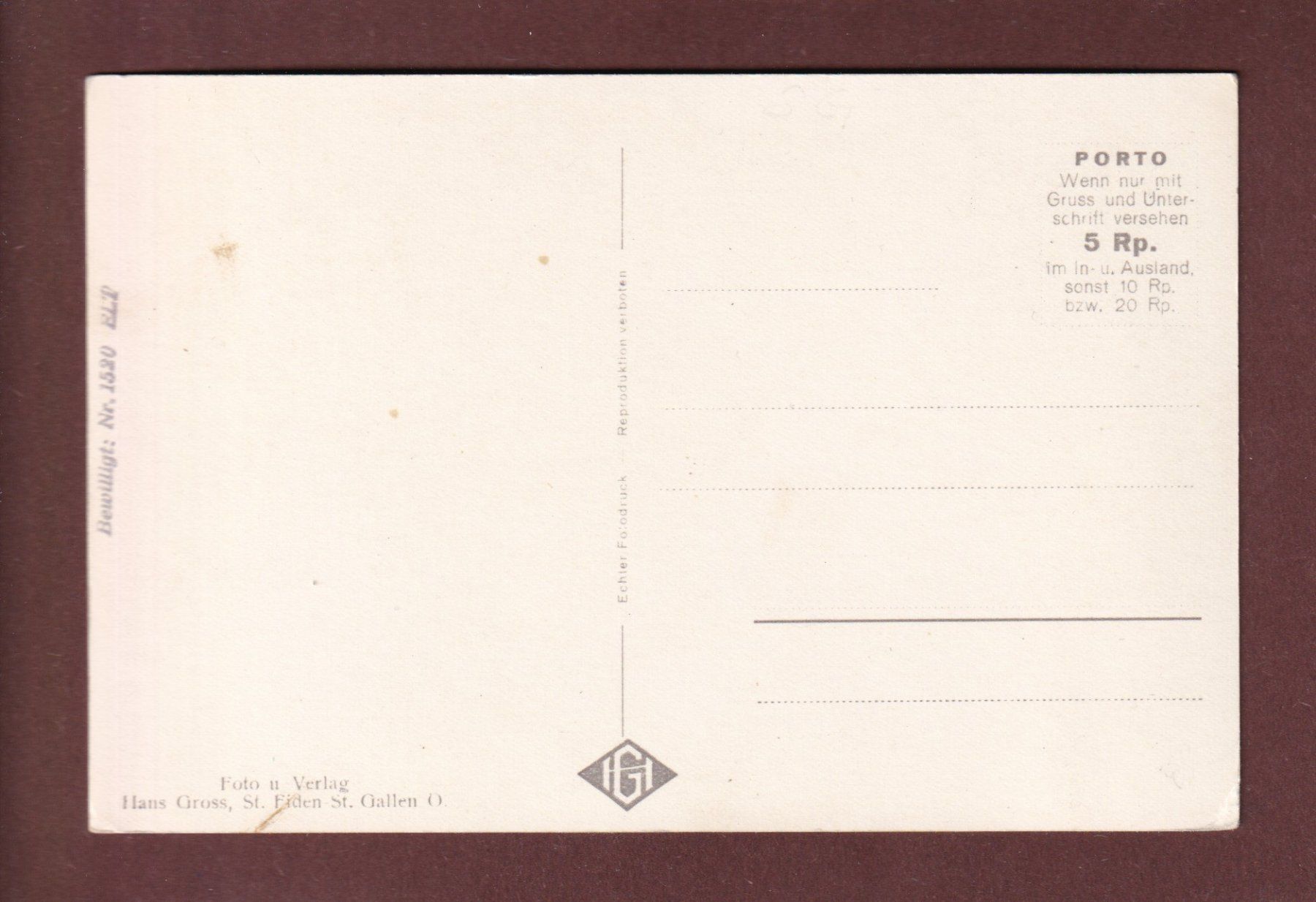 Cartoline postali: AUBODEN-BRUNNADERN - Ferienheim – Usato da Pully venduto da nicecards-shop 1
